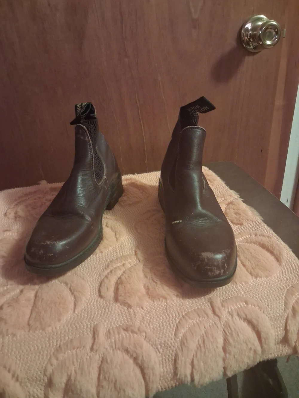 Black And Brown Paddock Boots - Classic Slip-On.
